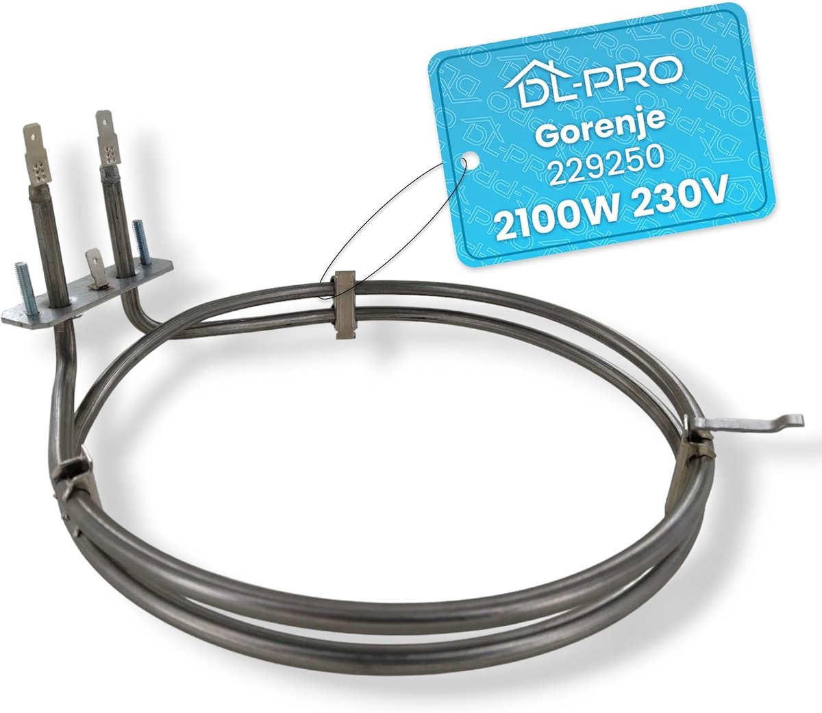 Verwarmingselement 2100W 230V - Ringverwarming - Geschikt voor Gorenje 229250 - Betrouwbare vervanging - ShopVlot