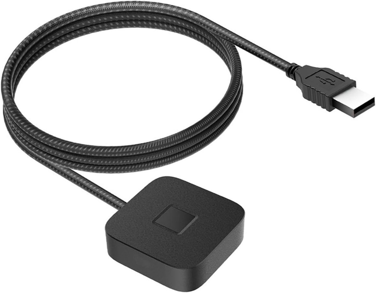 USB fingerprint scanner 360 graden - compact zwart - biometriedele als beveiliging - makkelijk delen van bestanden - ShopVlot