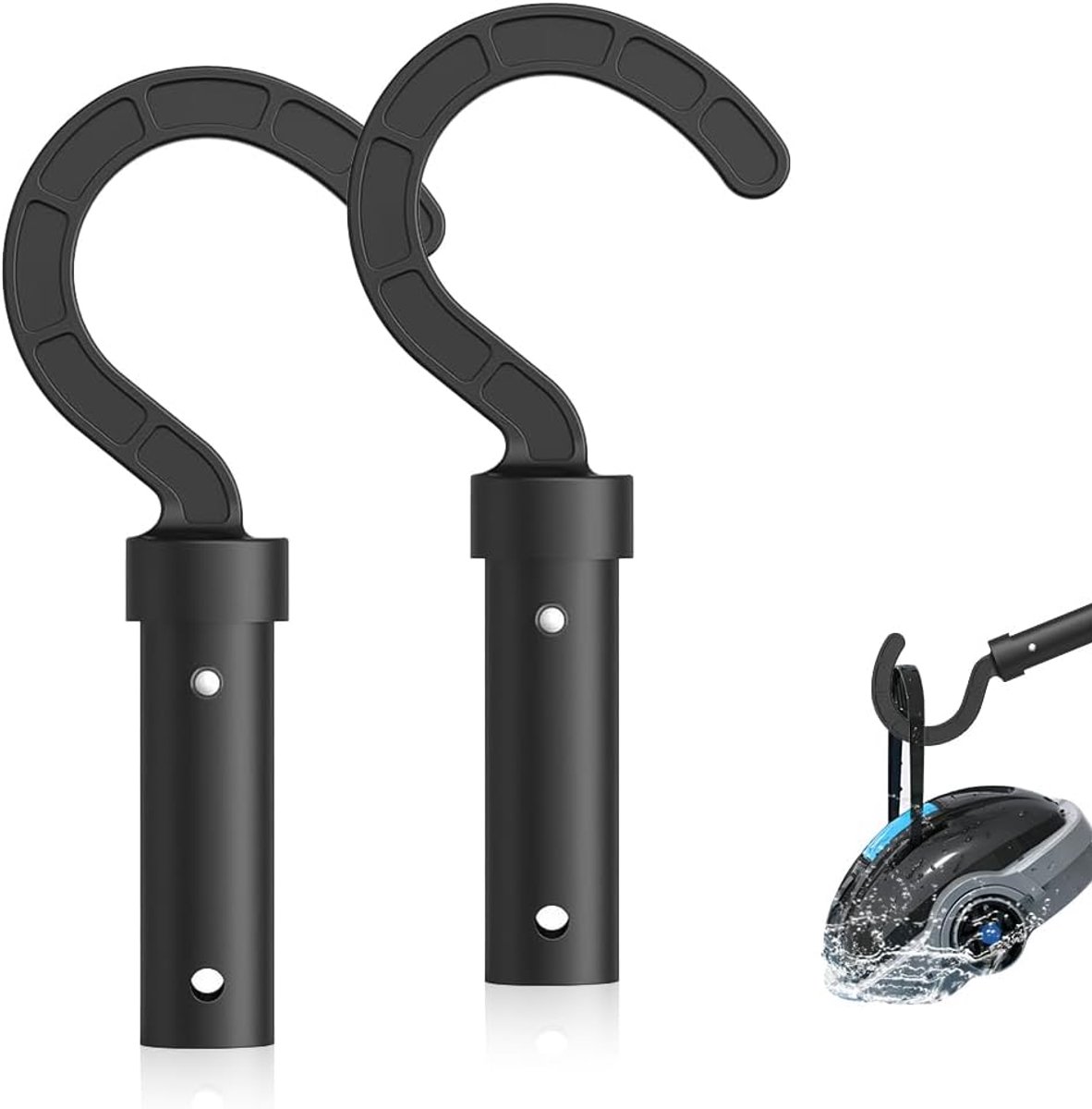 Haak voor zwembadrobot 2 stuks - Accessoirehaken voor zwembadrobots - Gemakkelijk uit het water halen - ShopVlot