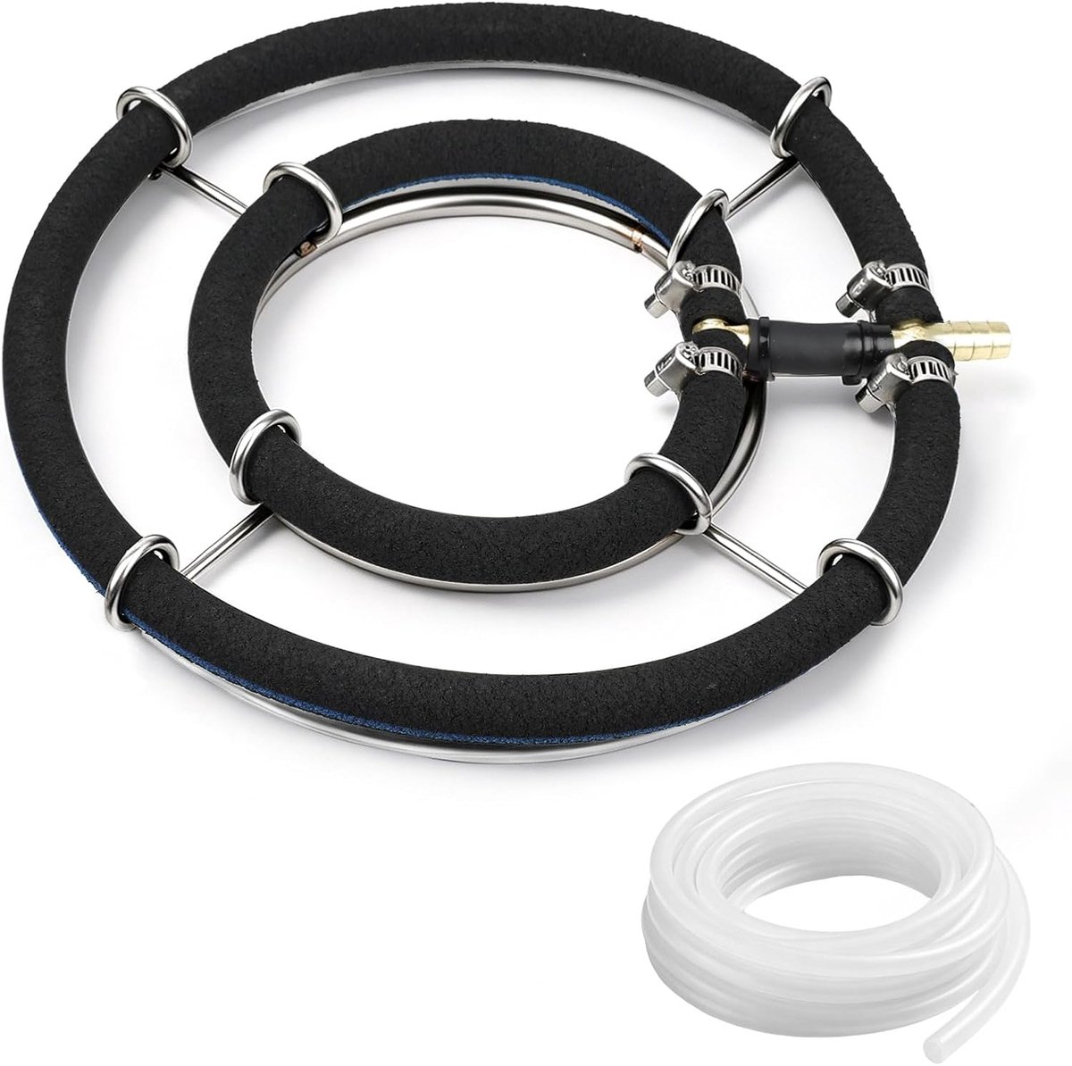 Vijverbeluchter 25 cm - Ventilatiering 2-in-1 - Microporeuze zuurstofvoorziening - Verbeter waterkwaliteit - ShopVlot