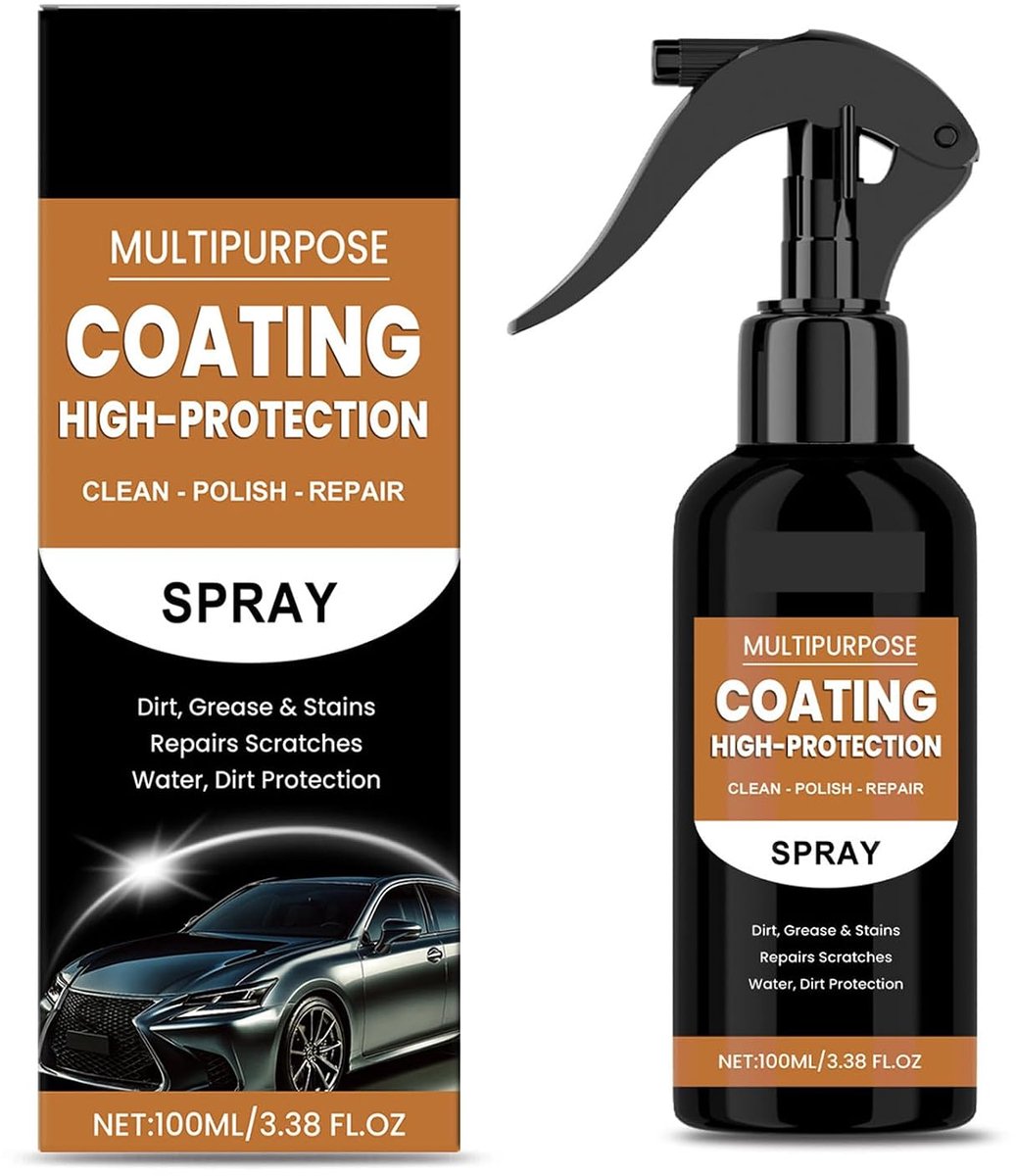 Auto kras verwijderaar 100ML - snelwerkende coating spray - hoge bescherming - eenvoudig in gebruik - ShopVlot