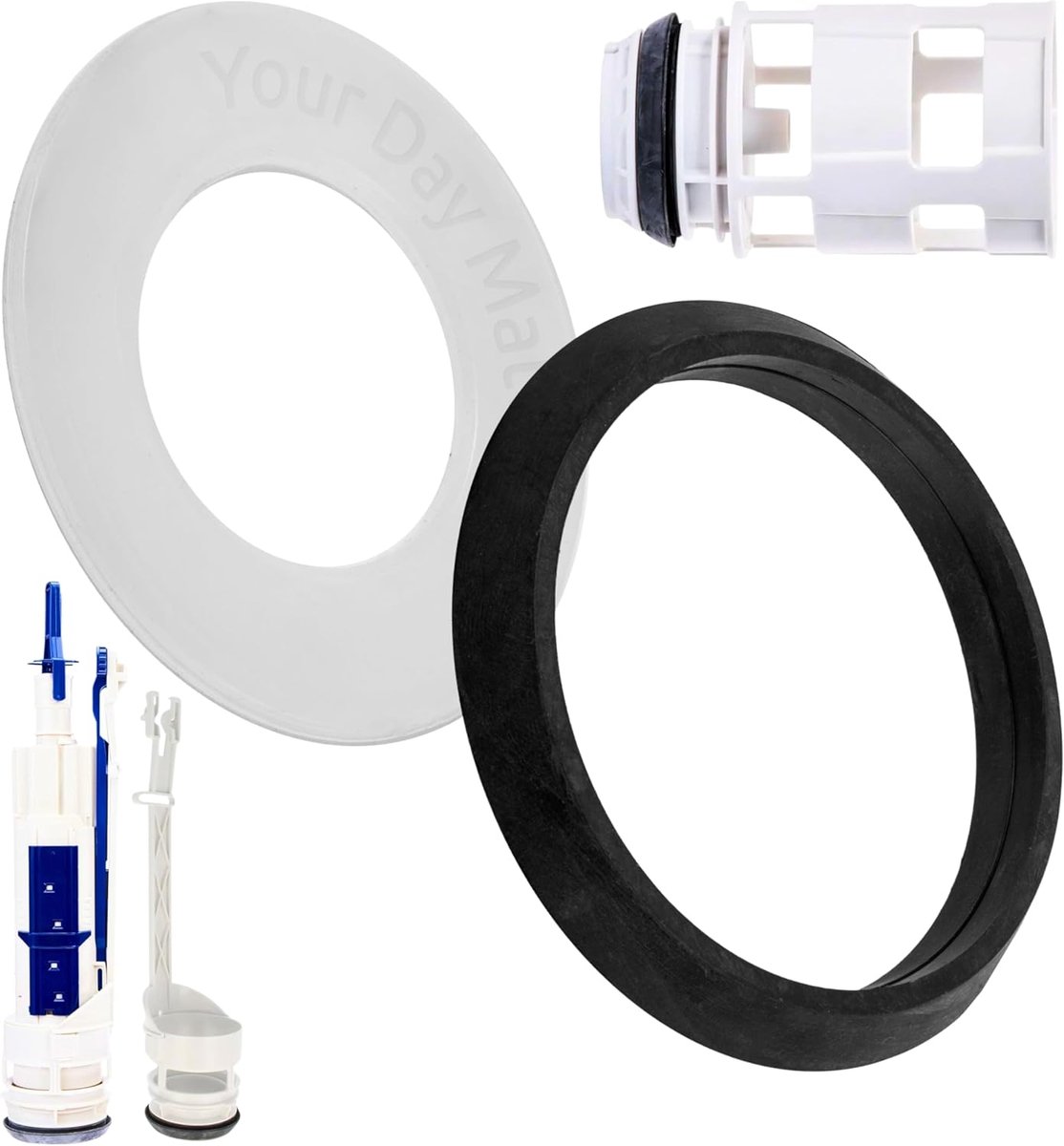 Gasket en sifonklok afdichtingskit - 2-pack - vervanging voor artikelnummer 244.244.00.1 - ShopVlot