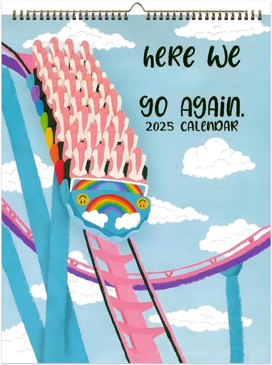 Calendar 2025 Family Calendar 2024 Family Planner Wall Calendar Anime Cartoon Themes Decorative 21 x 28 cm - ShopVlot
