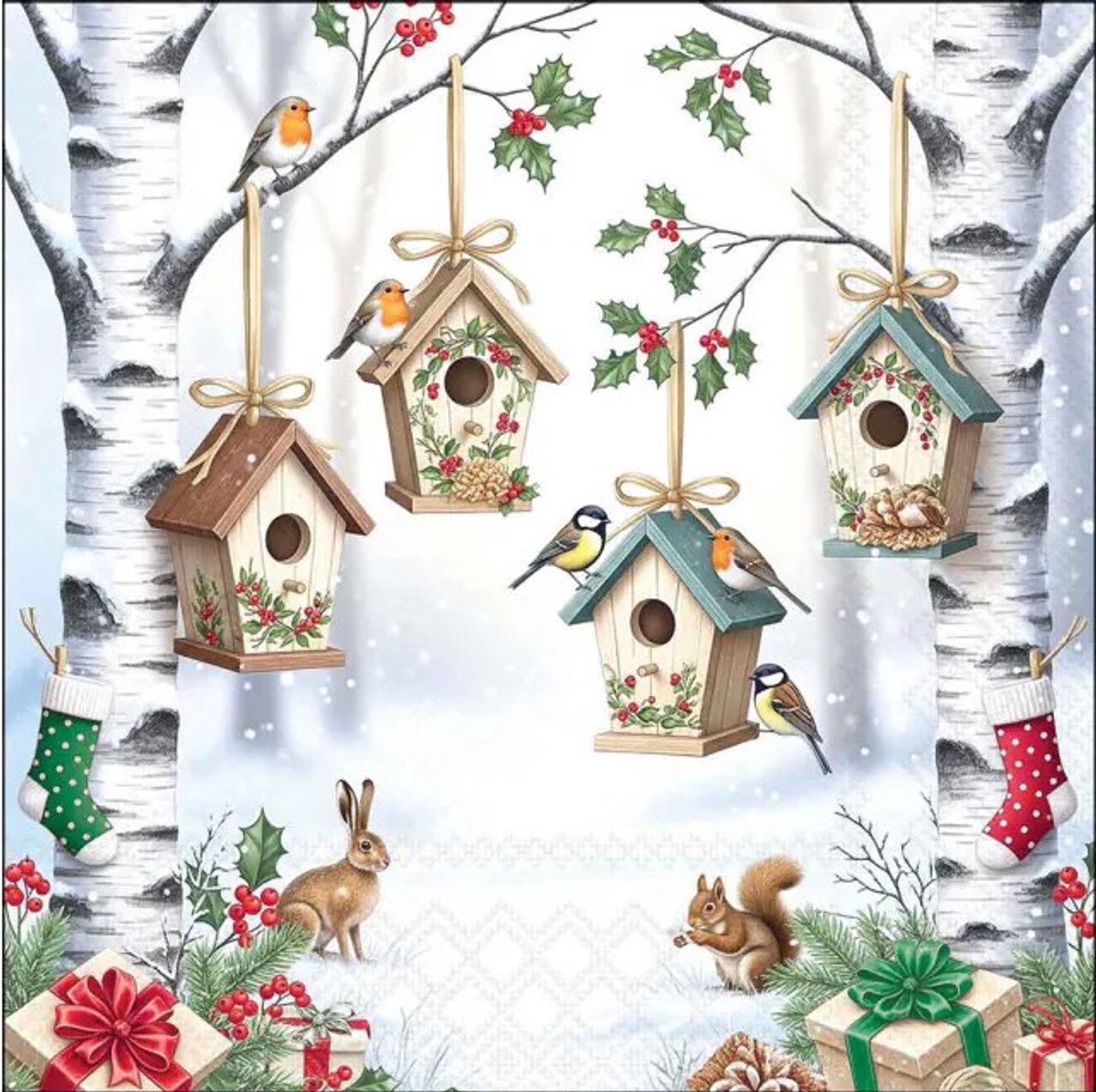 Lunch Servetten Enchanted forest - Ambiente - 33x33 cm