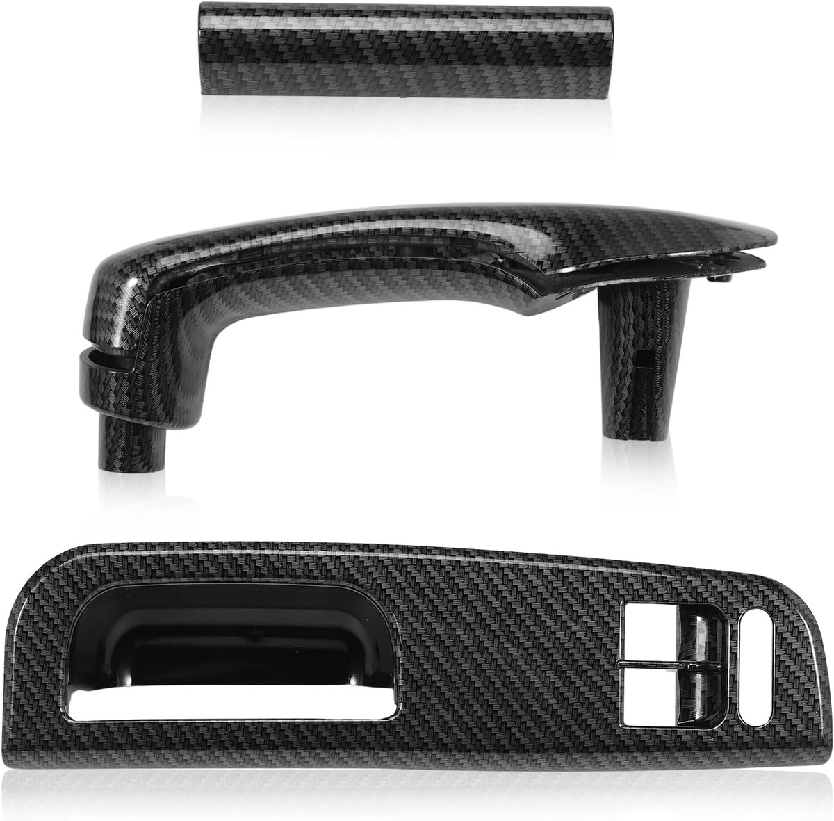 Door Handle Trim Main Window Switch Diaphragm Door Trim for Front Drive Carbon Left For Golf IV 1J1 Variant 1J6 - ShopVlot