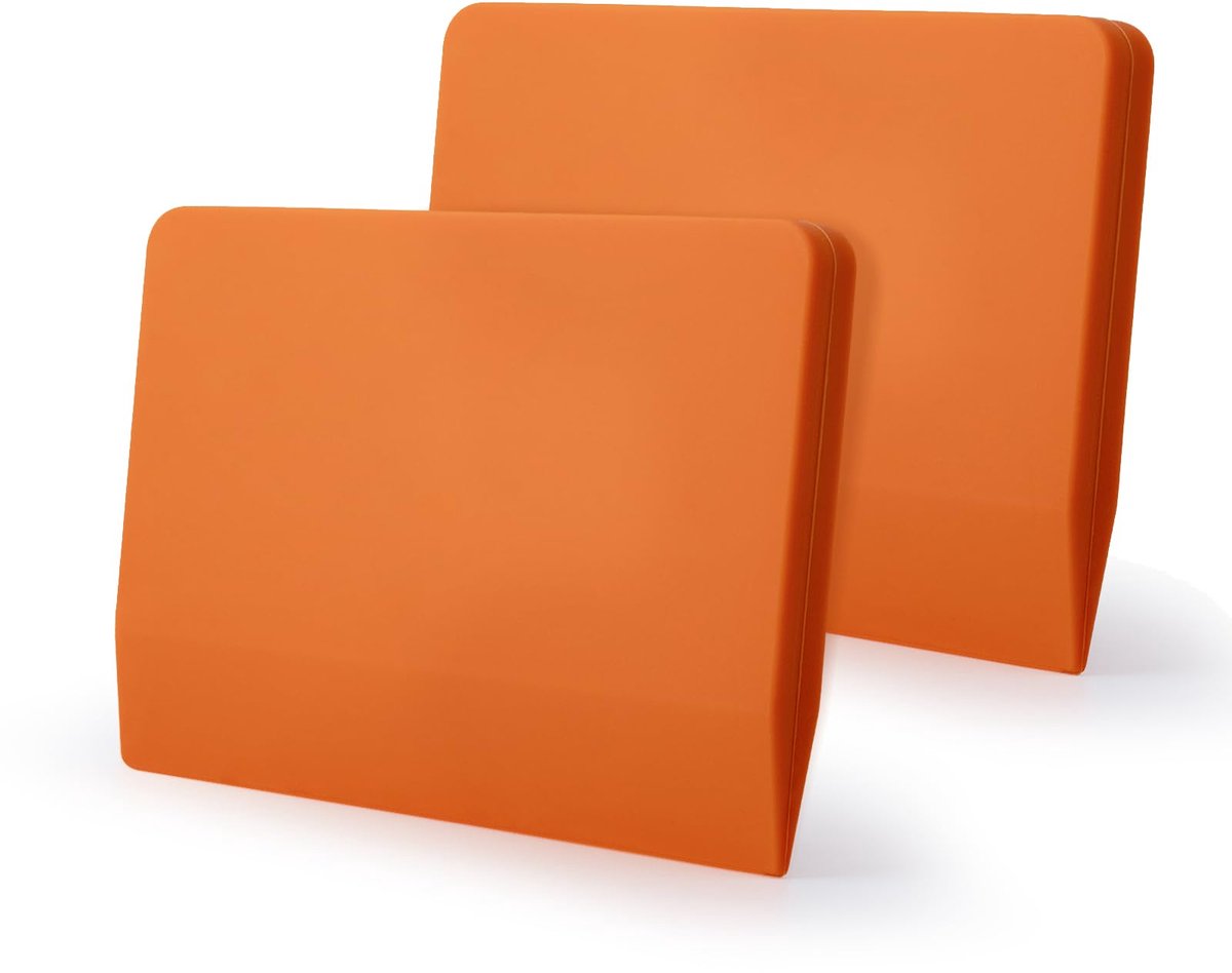 Rakel voor folie 2 stuks - rubberen en siliconen - zachte PPF en vinyl - ideaal voor autogereedschap - ShopVlot