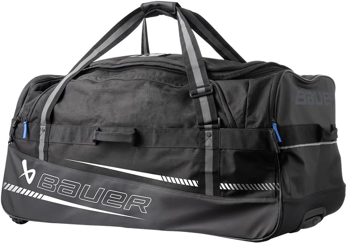 Hockey tas senior 35" - wieltjes en schouderband - ruime hoofdcompartiment - ideaal voor vervoer - ShopVlot