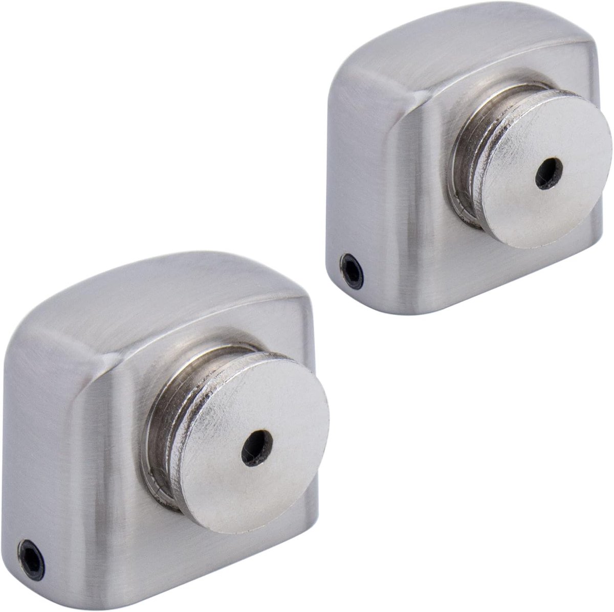 Deurstopper magnetisch - RVS basis - Set van 2 - Voor deuren tot 50 kg - ShopVlot