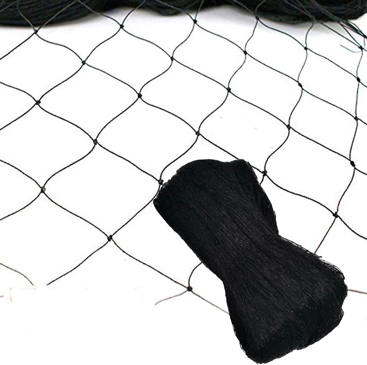 Vogelnet 4 m x 5 m - extra sterk geweven net - weer- en uv-bestendig - beschermt planten en gewassen - ShopVlot