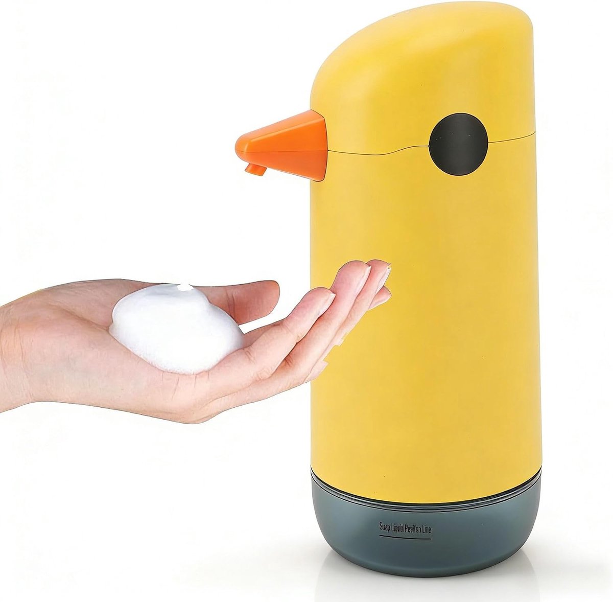 Automatische schuimdispenser voor kinderen - schattige gele eend - slimme sensor - bevorderd hygiëne - ShopVlot