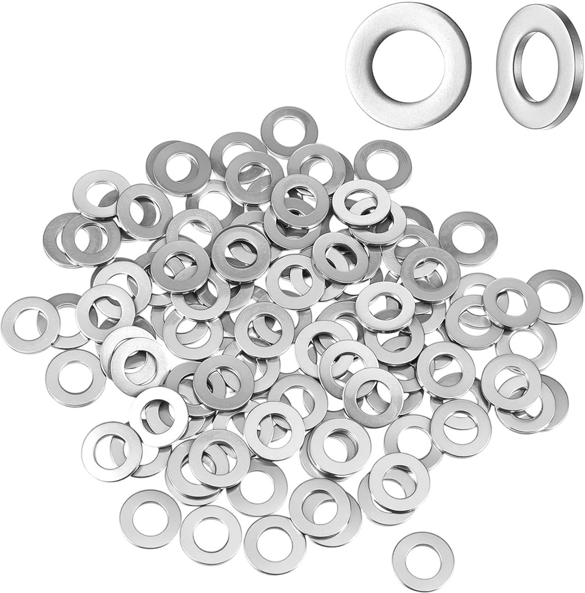 Wasringen M5 10 mm - Hoogwaardige ijzeren ringen - Betrouwbare ondersteuning - Perfect voor schroeven en moeren - ShopVlot
