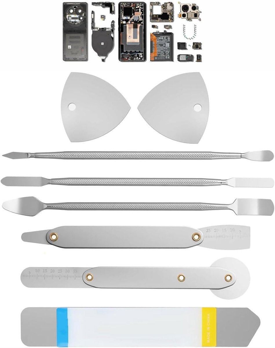 Metaal Handy Reparatie Gereedschap Set 7 stuks - Ultradunne Spudger - Langdurig Pry Gereedschap - ShopVlot
