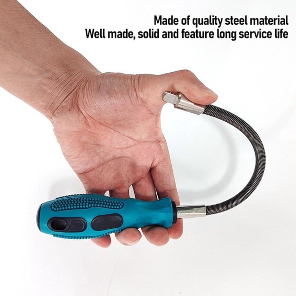Dailygoods- Slangklemaandrijving 1/4 Inch - Flexibele Aandrijving - Ergonomische Handgreep - Betrouwbaar Gereedschap - Nauwkeurige Controle - Efficiënte Prestaties - Schroevendraaier