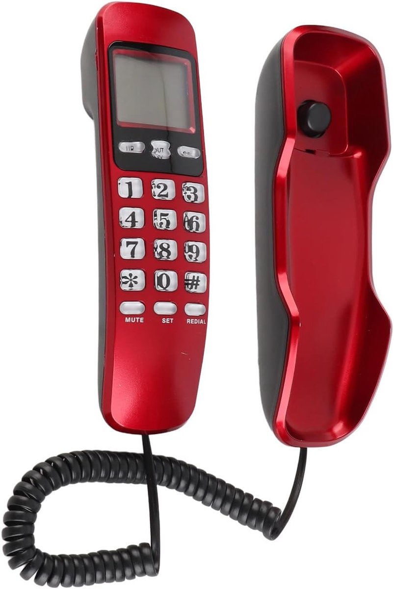 Vaste Telefoon Mini Draagbaar - Grote Knoppen - Caller ID Functie - Handig voor Thuis en Hotel - ShopVlot