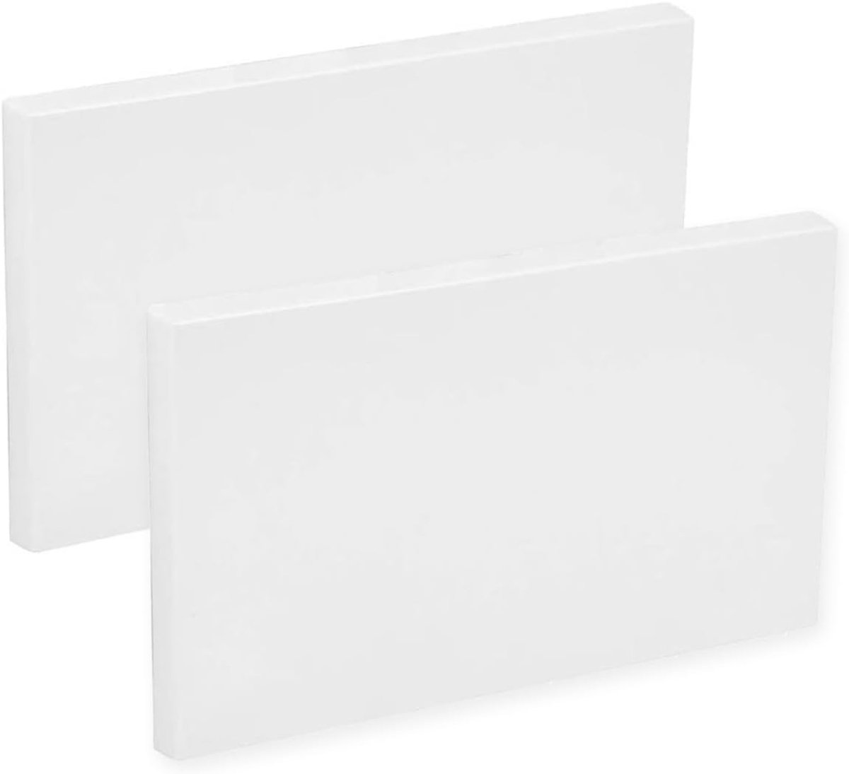 Screwless 2-Way Blind Cover, Self-Adhesive Double Blind Cover, Flat Cover, Rounded Edges, 185 x 100 mm, Extended Cover - ShopVlot