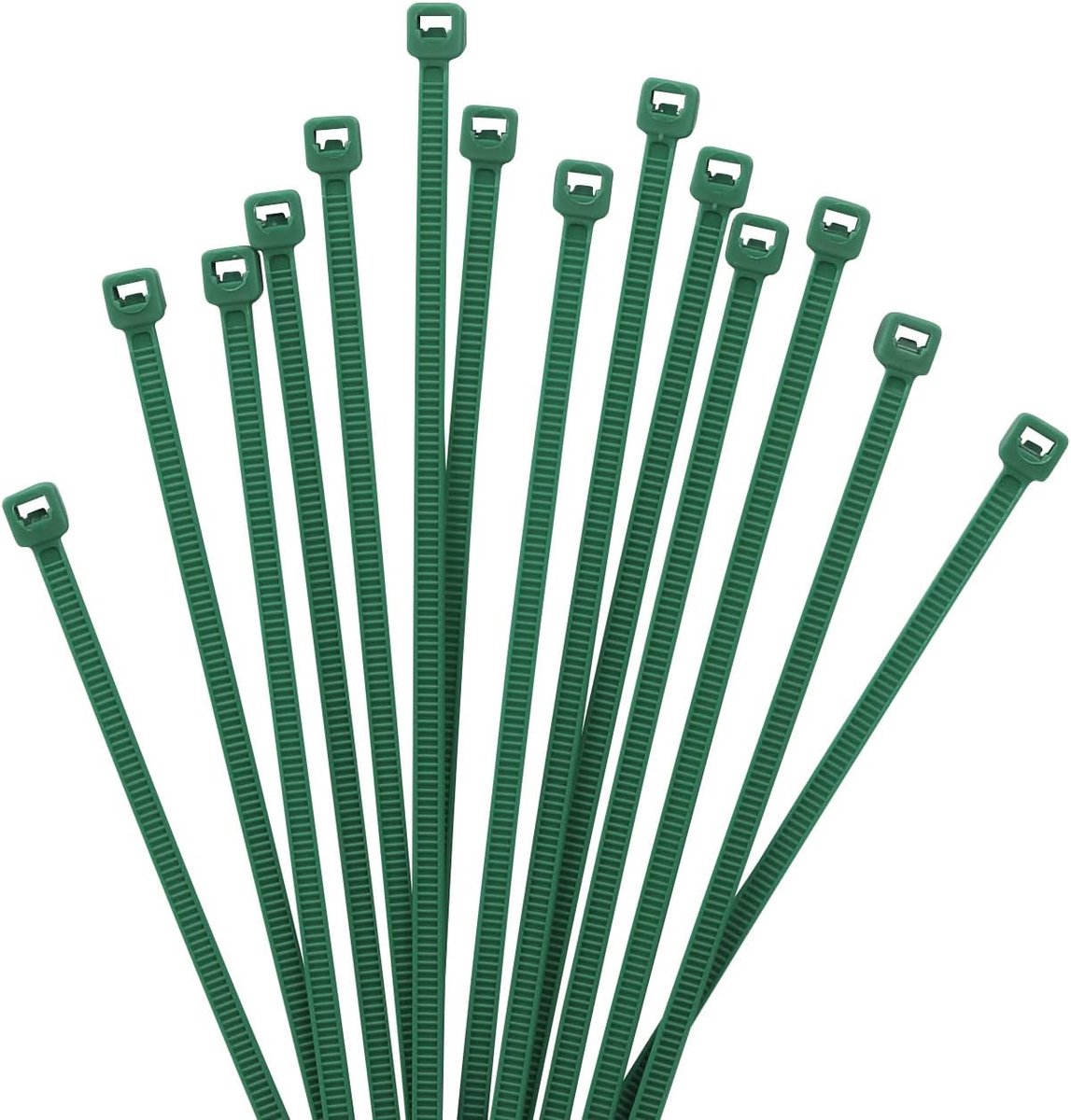 XINGO 1000pcs 4 Inch Garden Green Cable Ties, 8.2kg Strength, Small Tie Wraps Self Closing Nylon Zipper Ties for - ShopVlot