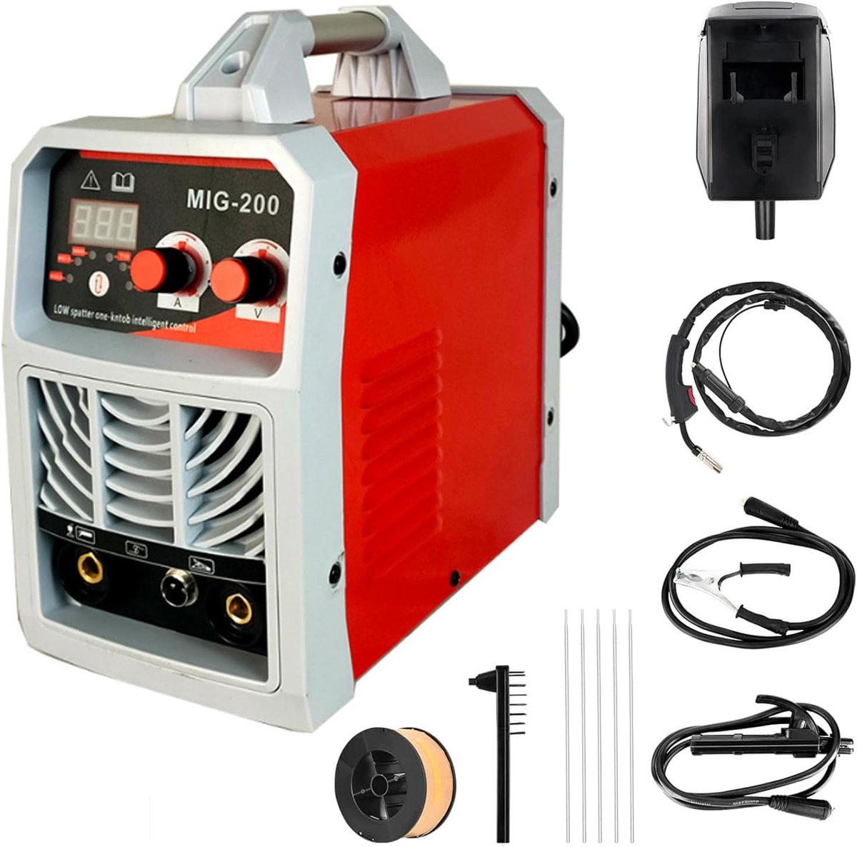 3-in-1 Welding Machine, Multi-Function MIG Welding Machine 200A Core Line with LCD Color Display, IGBT Inverter for - ShopVlot