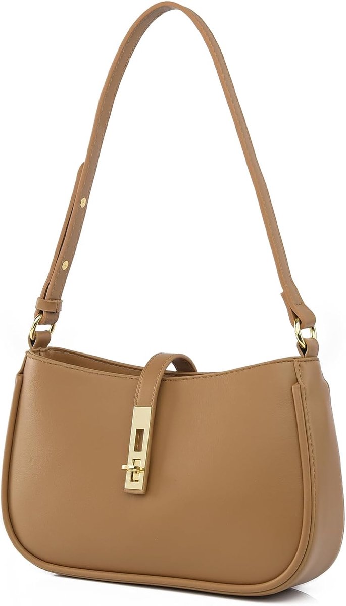 Travistar Women's Handbag Small Elegant Shoulder Bag PU Leather Hobo Bag Y2k Bag Saddle Bag Aesthetic Evening Bag - ShopVlot