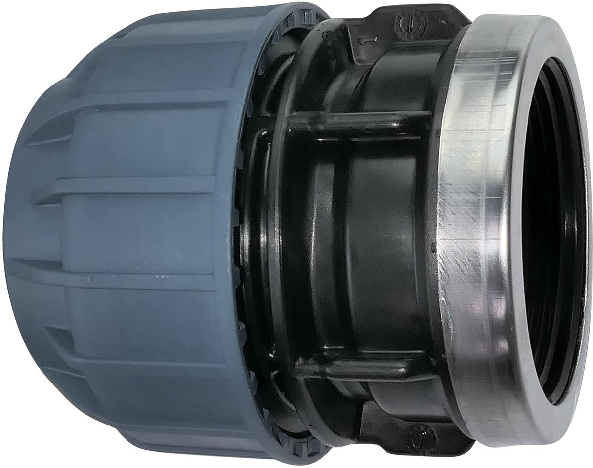 Solidchoice - Draadloze Adapter voor 2" Buisverbinding met Polypropyleen Behuizing