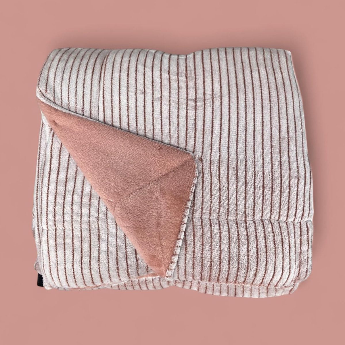 Luxe Fleece Deken -150 x 200 cm - 3-Laags & Extra Zacht - Roos - ShopVlot