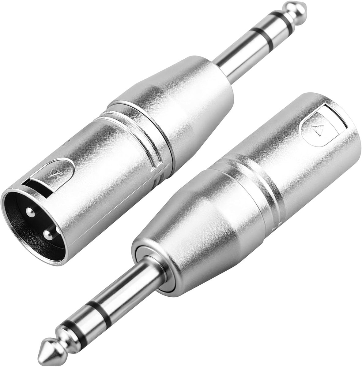 2 stuks adapter jack mono naar XLR mannelijk audio adapter XLR naar jack - ShopVlot