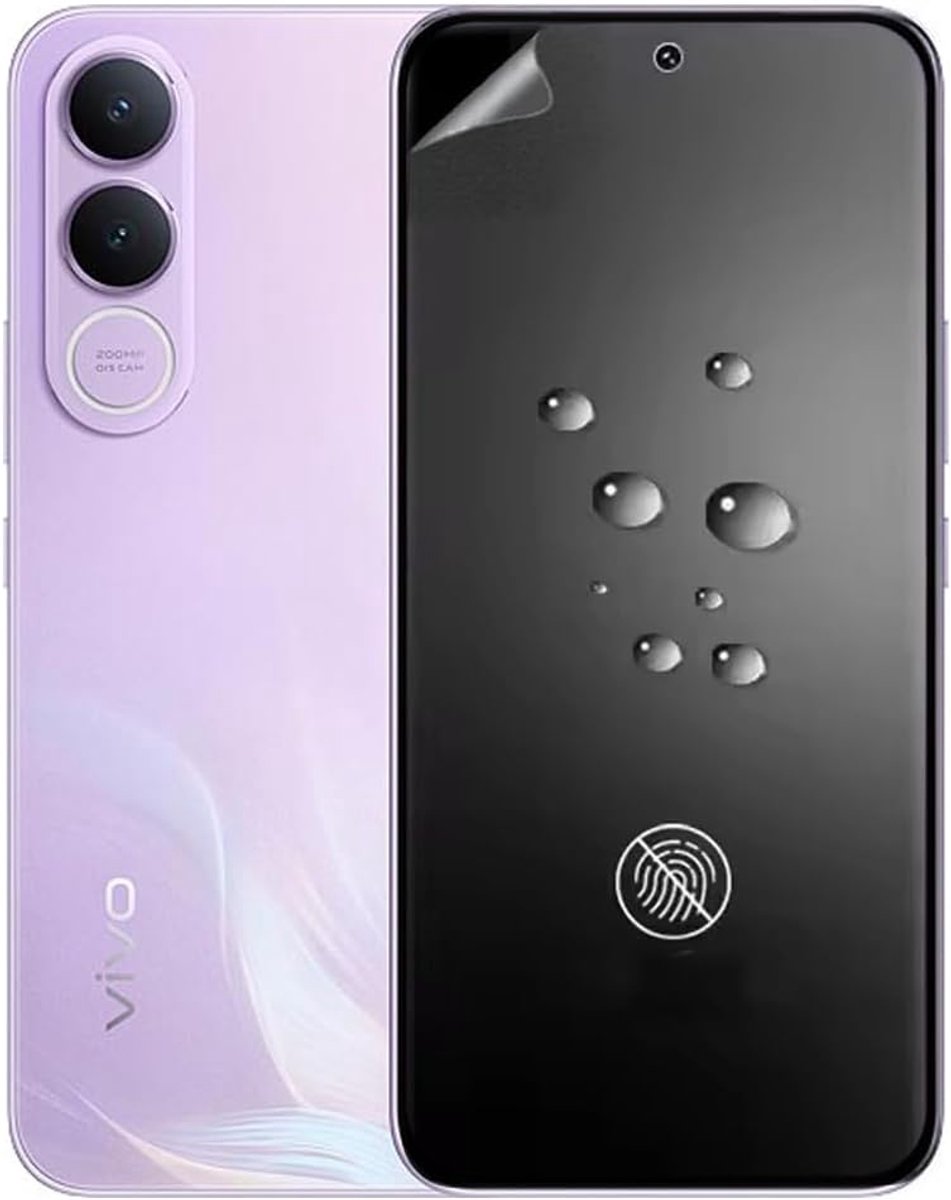 3 x beschermfolie voor vivo V70 FE 6,83 inch mat, beschermfolie ontspiegeld, displaybeschermfolie mat, anti-kras - ShopVlot