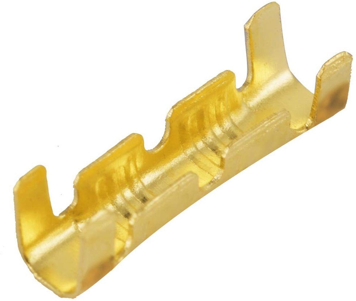 Vierkante Messing Krimpkous, 100 stuks Krimpkous voor Snelle Bedrading 0.5-1.5mm, Elektrische Isolatie en Bescherming
