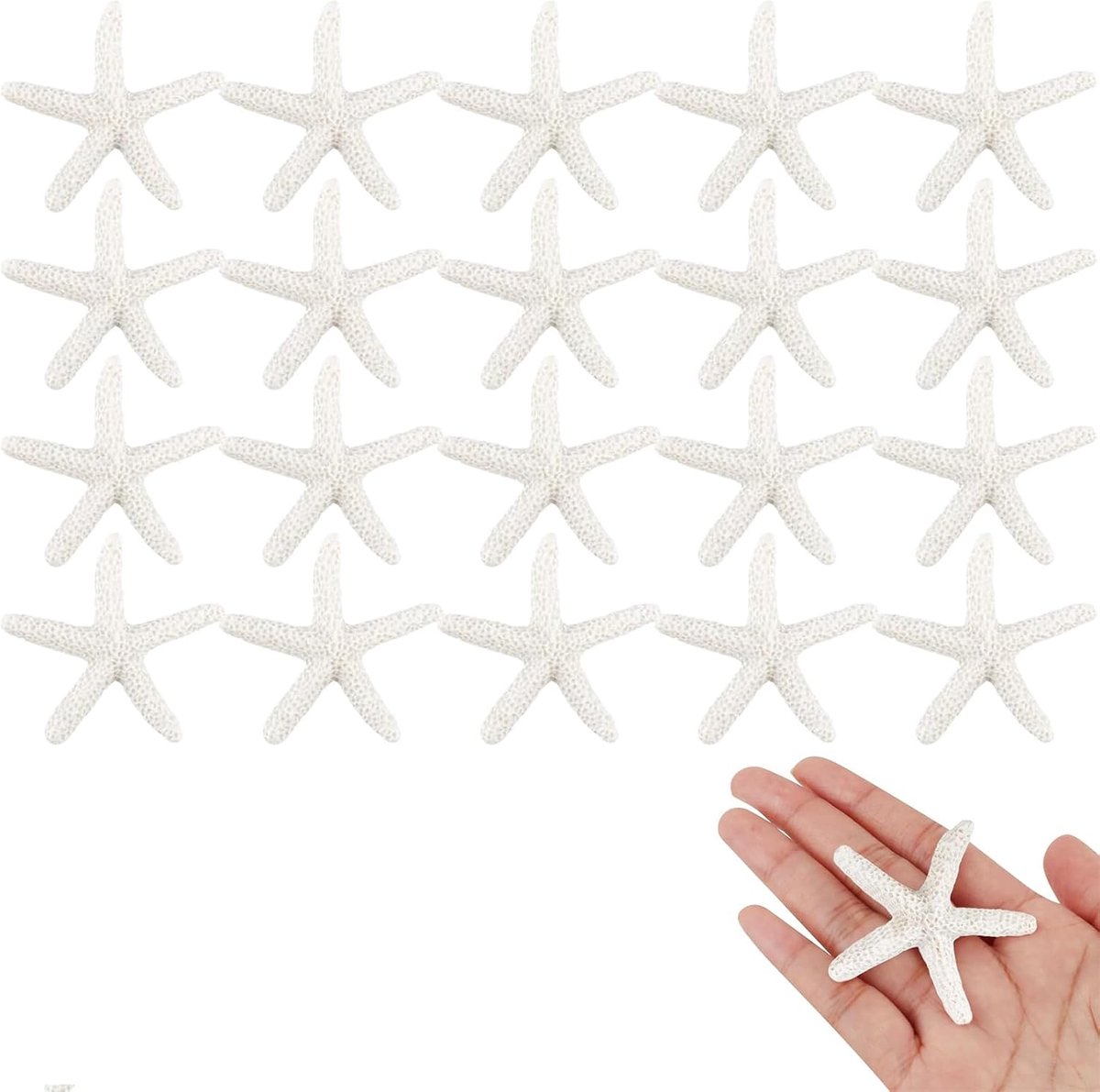 Zeesterren 20 stuks - realistisch en geurloos - maritieme decoratie - perfect voor bruiloften - ShopVlot
