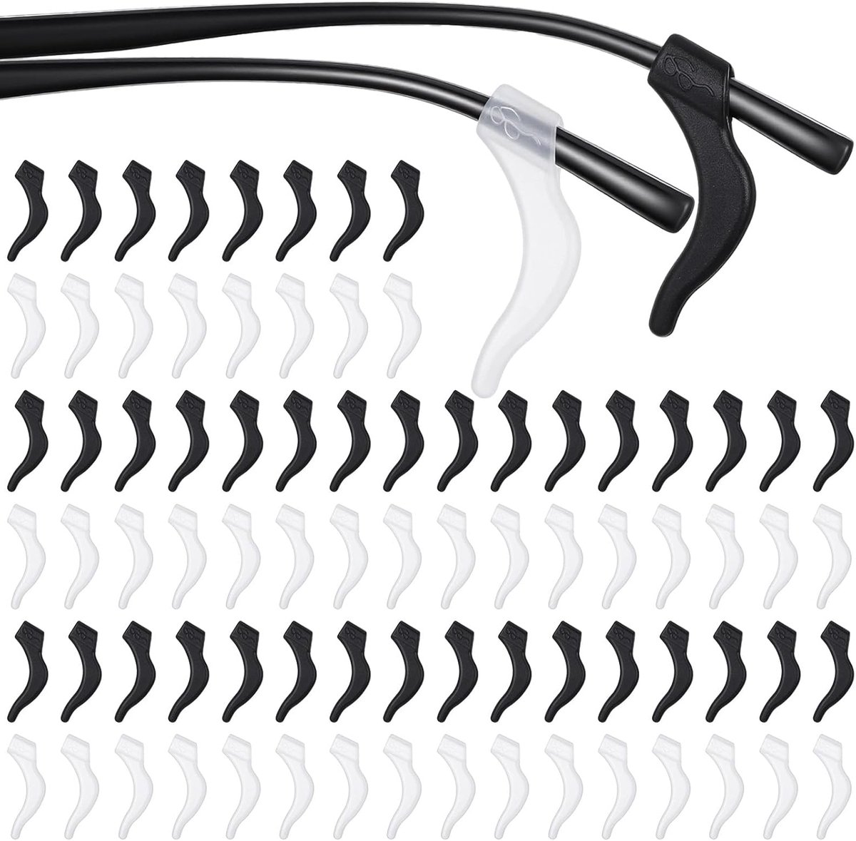 Oorlussen voor brillen - antislip siliconen - universele haken - comfortabele pasvorm - ShopVlot