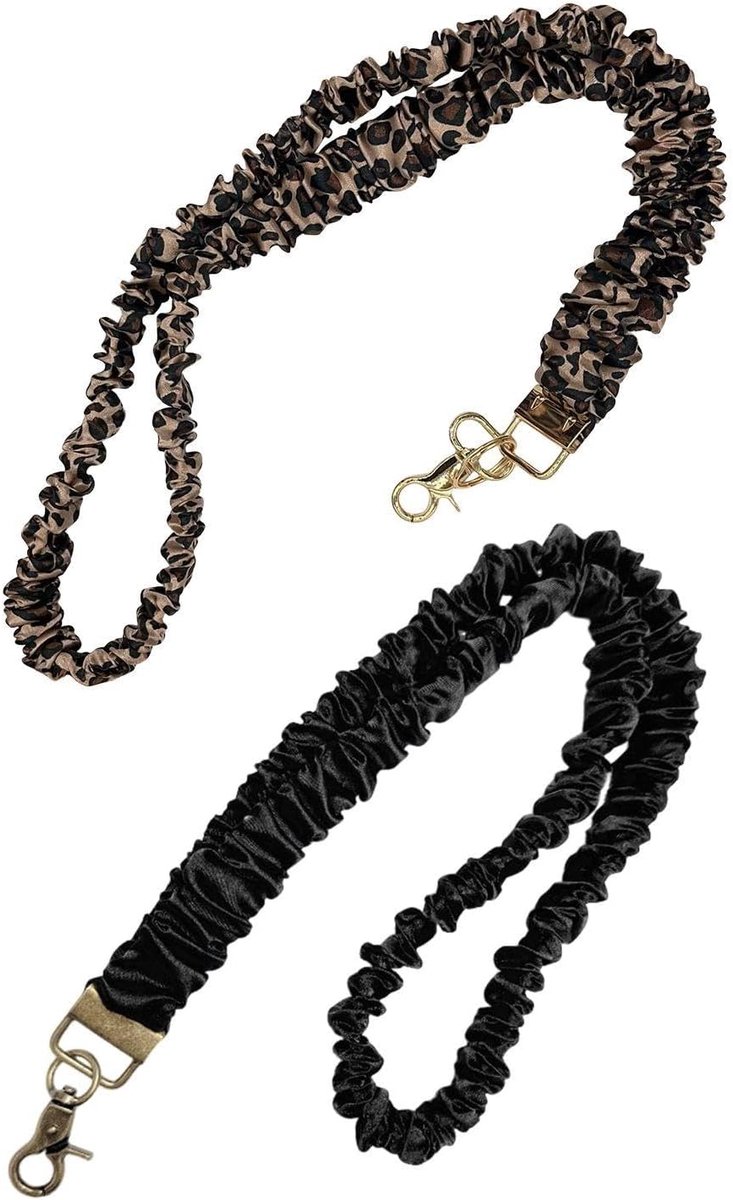 Mobiel telefoon lanyard 2 stuks - elastische haarring - schattige halsketting - ideaal voor sleutels en documenten - ShopVlot