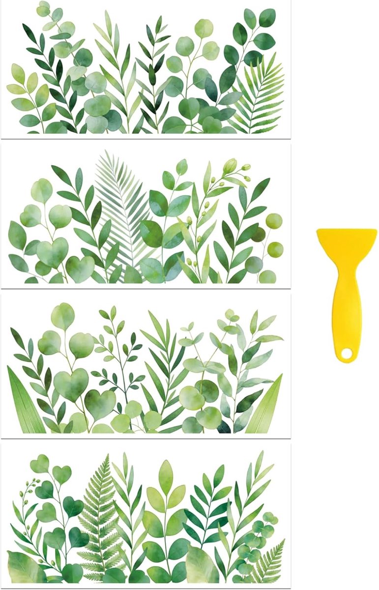 Rub on transfer sticker 6" x 12" - Chinese stijl landschap - waterproof materiaal - vernieuw je meubels - ShopVlot
