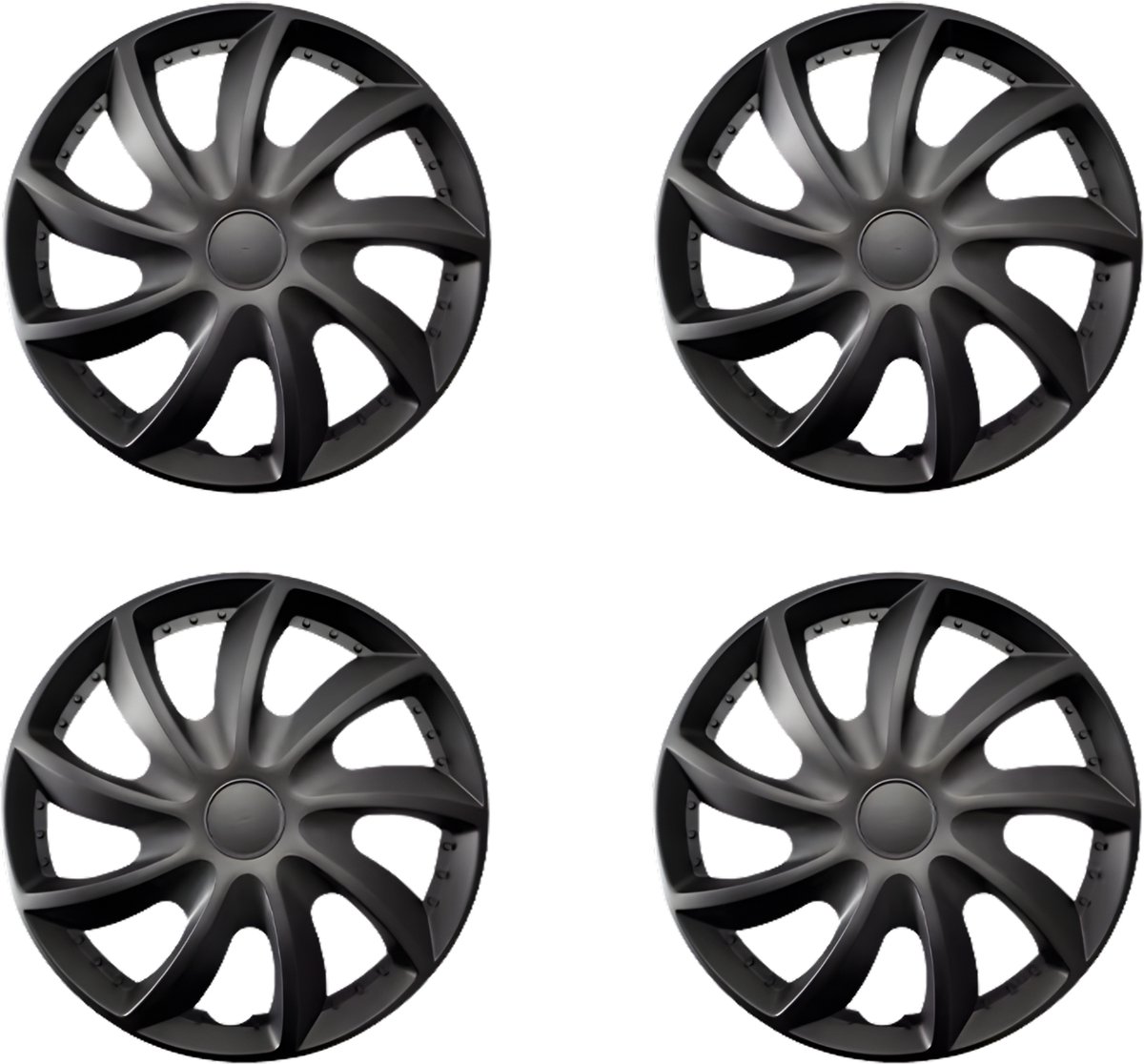 Wieldoppen 16 Inch Set 4 Stuks - Velgen - Universeel Storm Stijl - Auto Accessoires