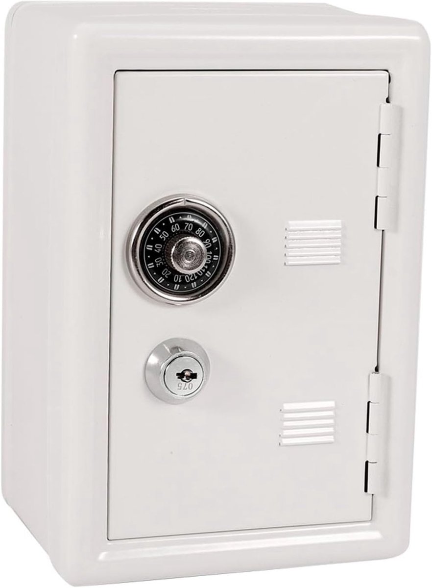 Watris Veiyi Money Box with Key, Money Box for Adults, Money Cassette with Slot, Combination Lock, 2 Keys, 18 x 12 x - ShopVlot
