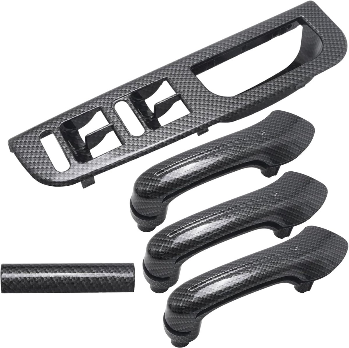 Set van 5 3B0867172 deurgreep binnen rechts met deurgreep binnen links, vervanging voor Volkswagen Passat B5 MK4 - ShopVlot