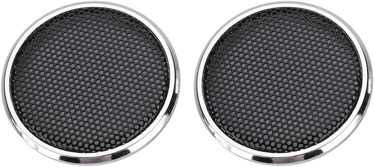 Set van 2 beschermhoezen voor 1 inch luidsprekers, decoratieve grillcovers voor audio, auto luidspreker accessoires