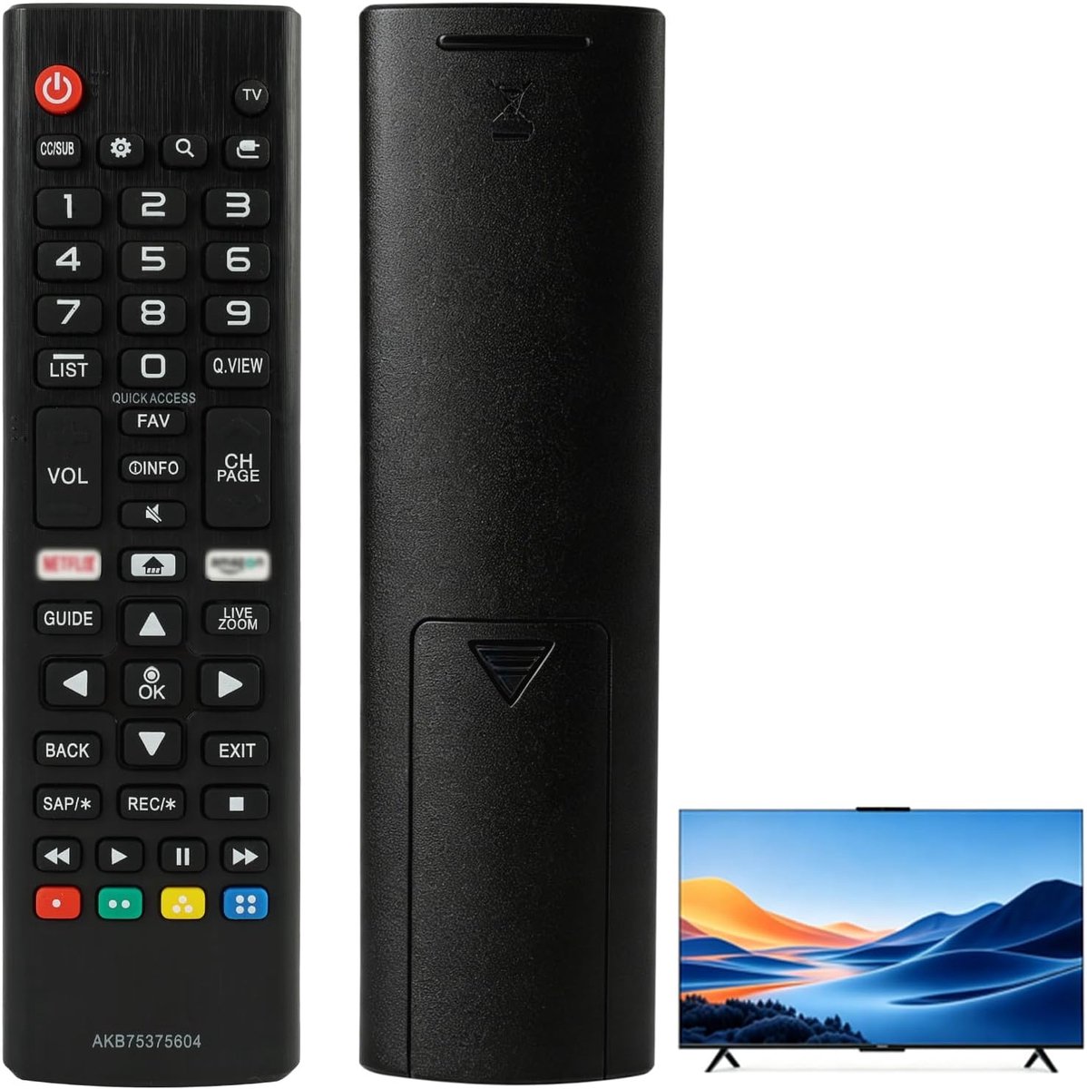 LG Smart TV universele afstandsbediening, compatibel met LCD LED HD T-V, inclusief Amazon Netflix-toetsen, draagbaar - ShopVlot