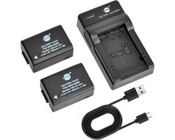 DSTE 2PCS DMW-BMB9 Battery and Charger Compatible with Panasonic Lumix DMC-FZ40 DMC-FZ45 DMC-FZ60 DMC-FZ62 DMC-FZ72 - ShopVlot