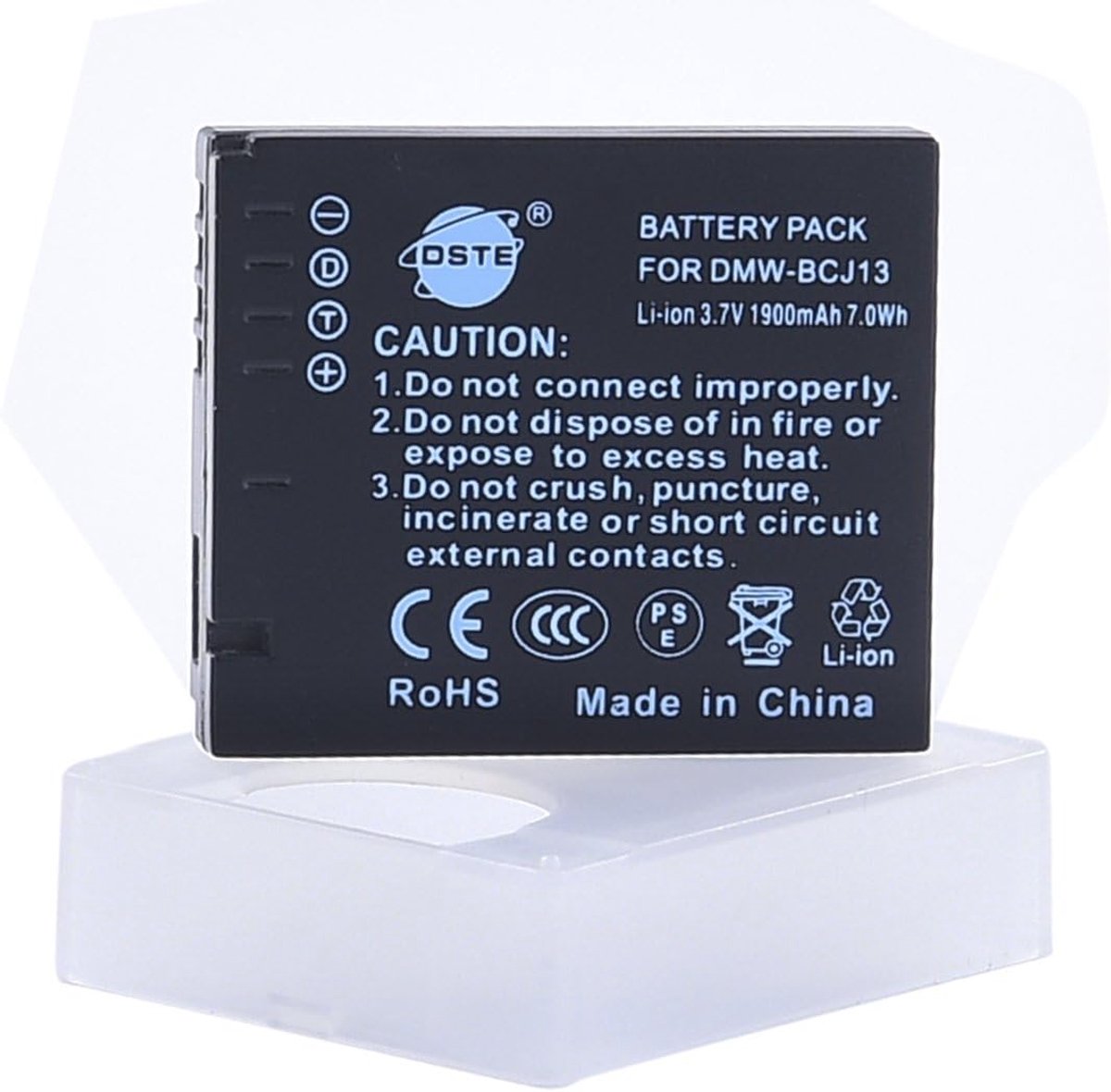 DSTE DMW-BCJ13 Battery Compatible with Panasonic Lumix DMC-LX5K, DMC-LX5W, DMC-LX55, DMC-LX7 - ShopVlot