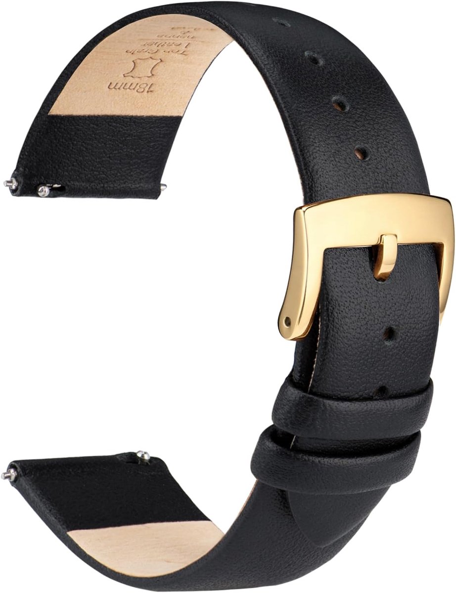 OTTOODY Leather Watch Straps Quick Release Watch Band, Ultra Soft Top Grain Leather Watch Band for Women Men, Choice - ShopVlot