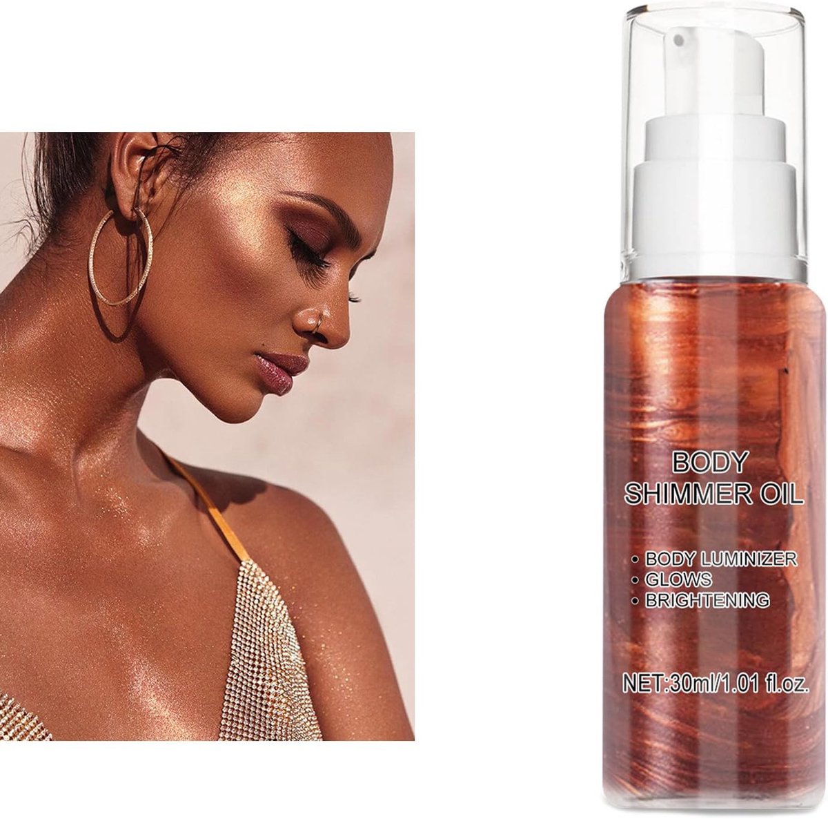 Body Luminizer,Shimmer Oil,Schimmernder Glanz Schimmeröl - ShopVlot