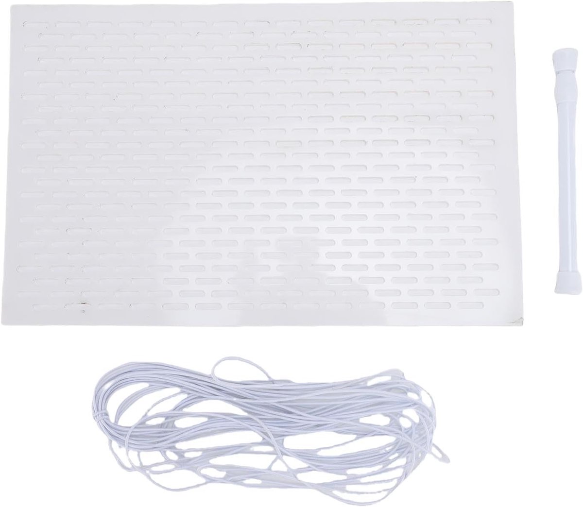 Complete Pool Skimmer Guard Kit met 10m Touw en Telescopische Stang voor Eenvoudige Montage, Voorkomt Verstopping in Zwembaden, Duurzaam PP-Materiaal