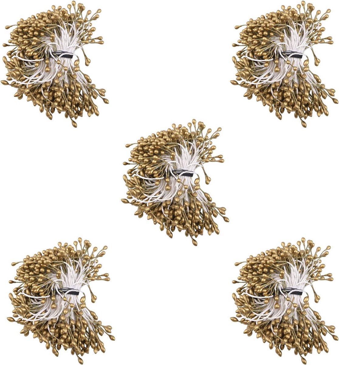 Stamens voor kunstbloemen 1800pcs - Gouden parel hoofd - Voor DIY decoratie - Perfect voor bruiloften - ShopVlot