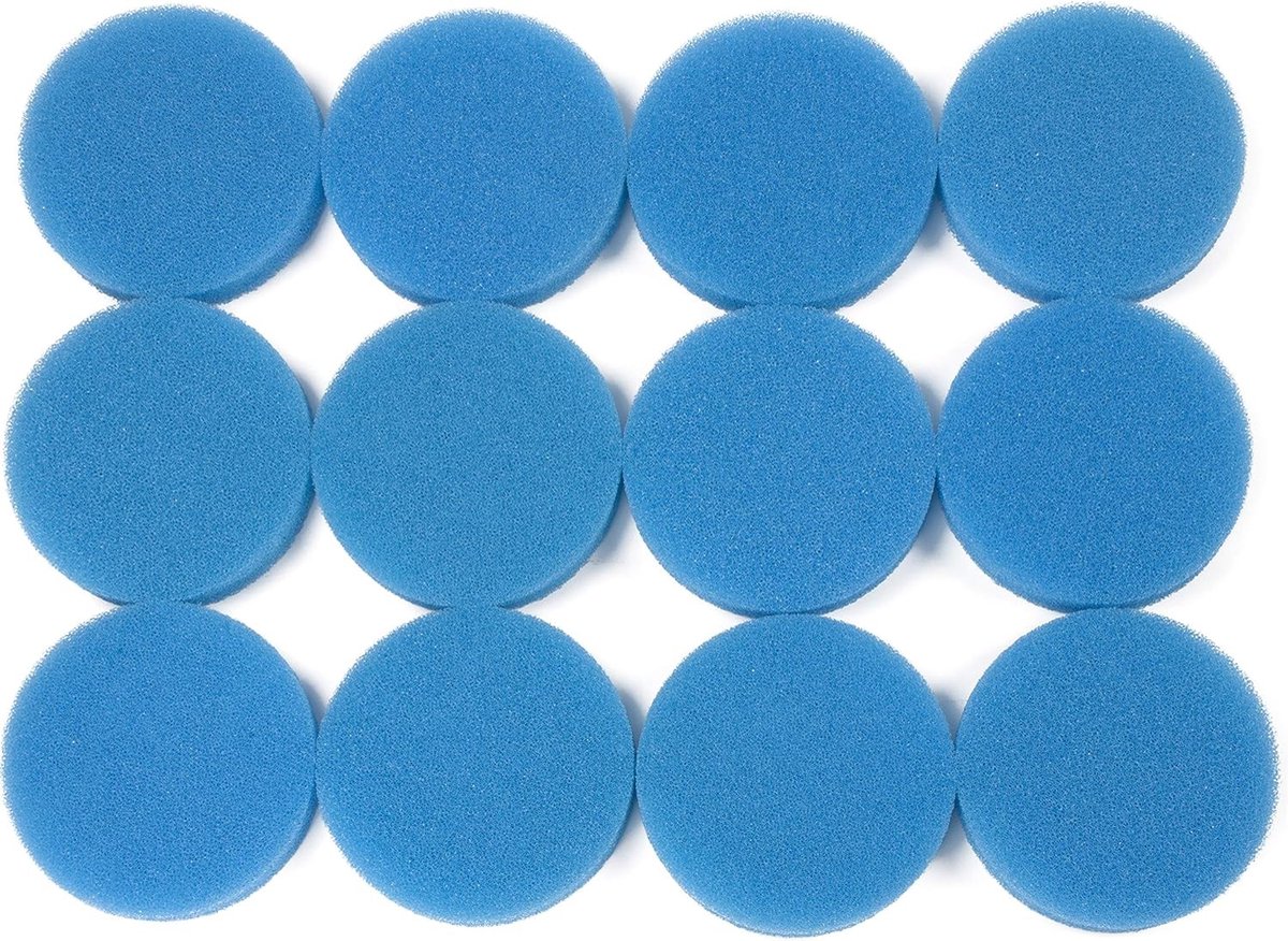 Filtermatten Grof Blauw Geschikt voor Eheim Classic 2213/250 - 12 Stuks voor Aquariumfilter, Vervangingsfilters, Waterzuivering