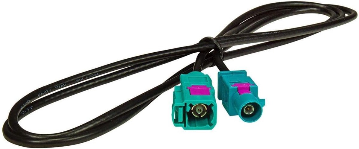 Antenne uitbreiding 1 m - Fakra plug (m) naar Fakra socket (f) - RG174 kabel - Ideaal voor GPS en autoradio - ShopVlot