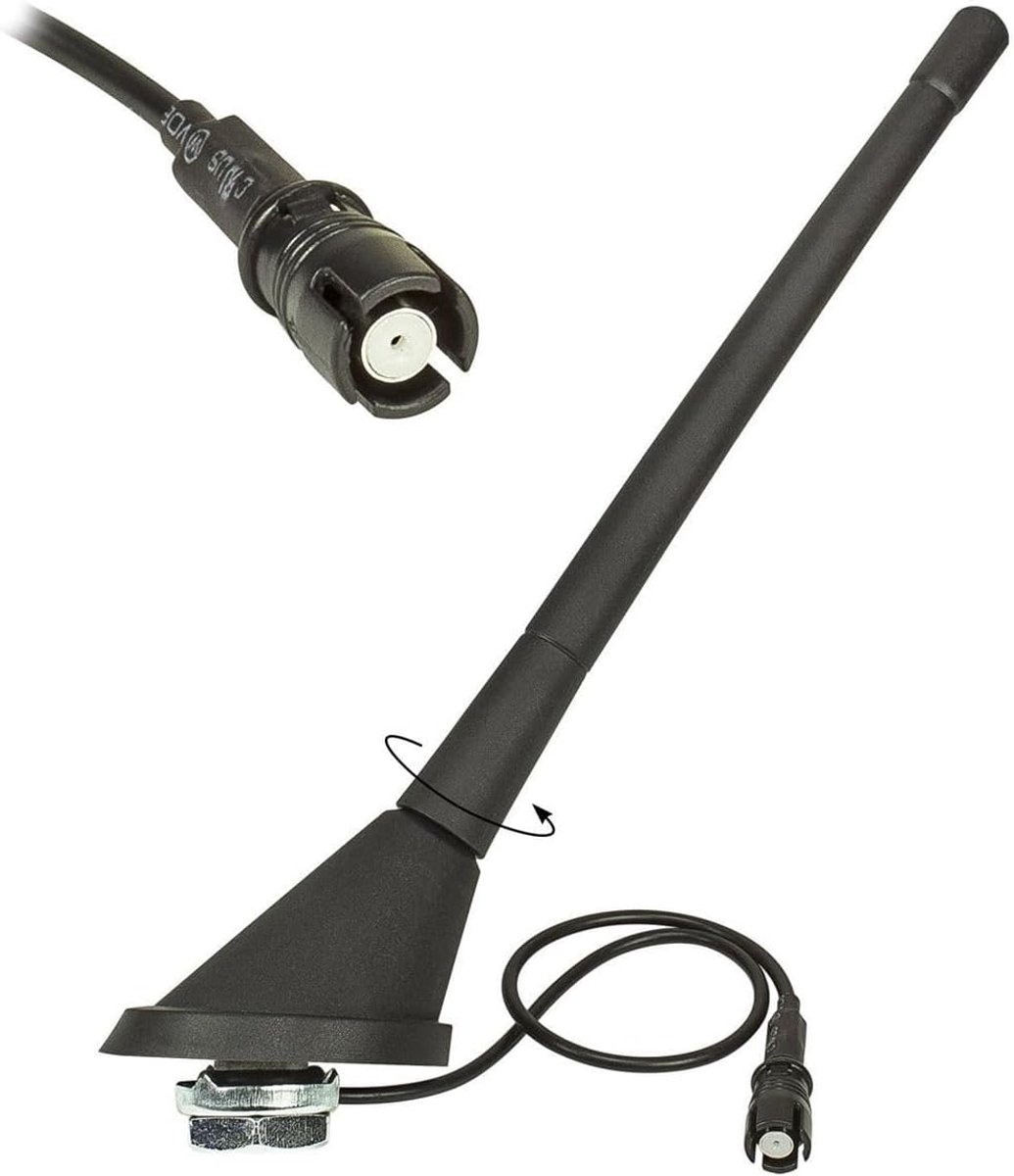 Auto antenne - 17,5 cm - fiberglas - anti-geluid - vervangt originele antennes - ShopVlot
