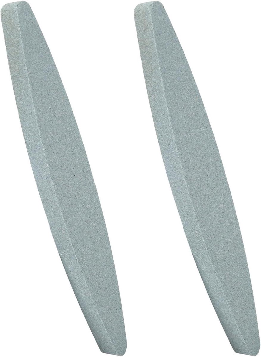 2 Slijpstenen van aluminium en siliciumcarbide voor messen, bijlen en tuingereedschap - Precisie 225 x 35 x 13 cm, ideaal voor onderhoud en scherpte behoud
