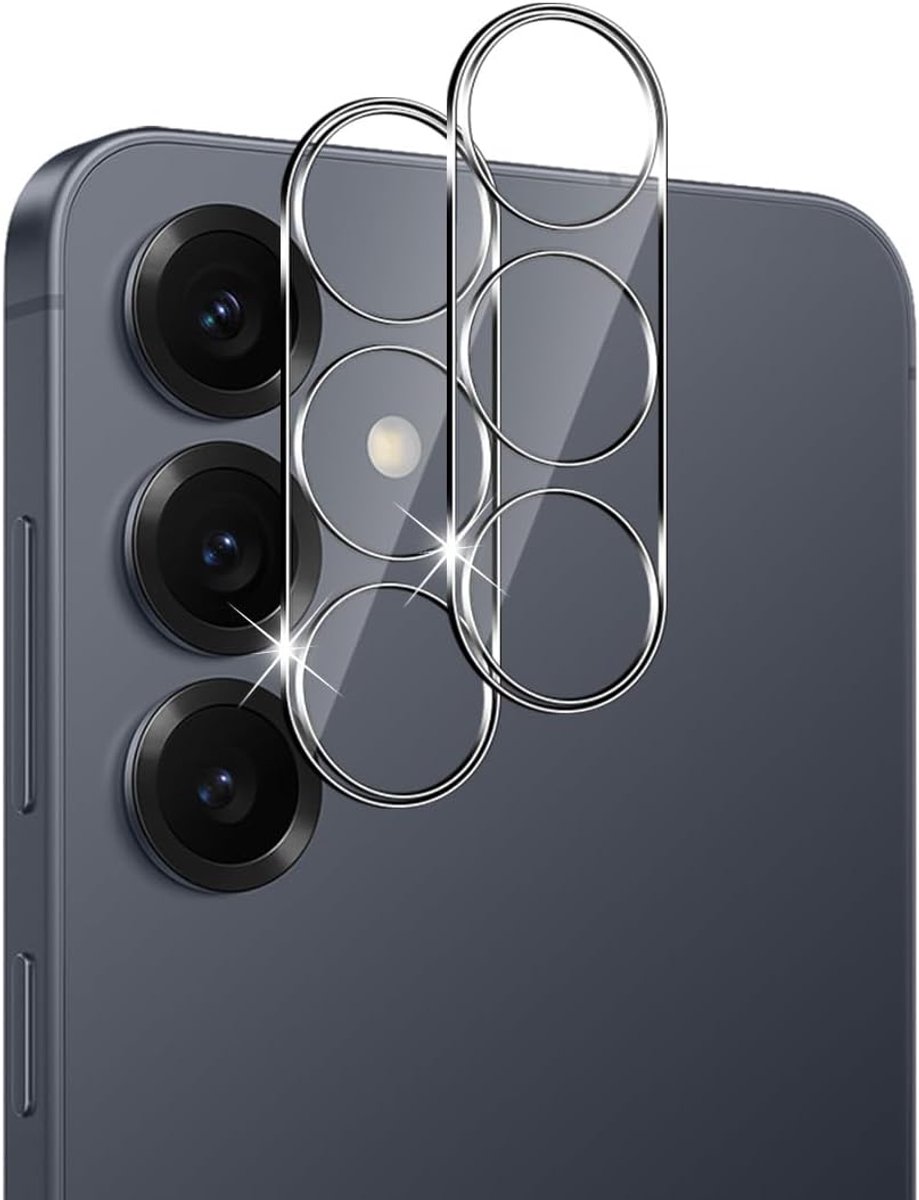 Camera-beschermfolie voor Samsung Galaxy S26 5G, gehard glas, 9H hardheid, anti-kras, HD-transparant - ShopVlot