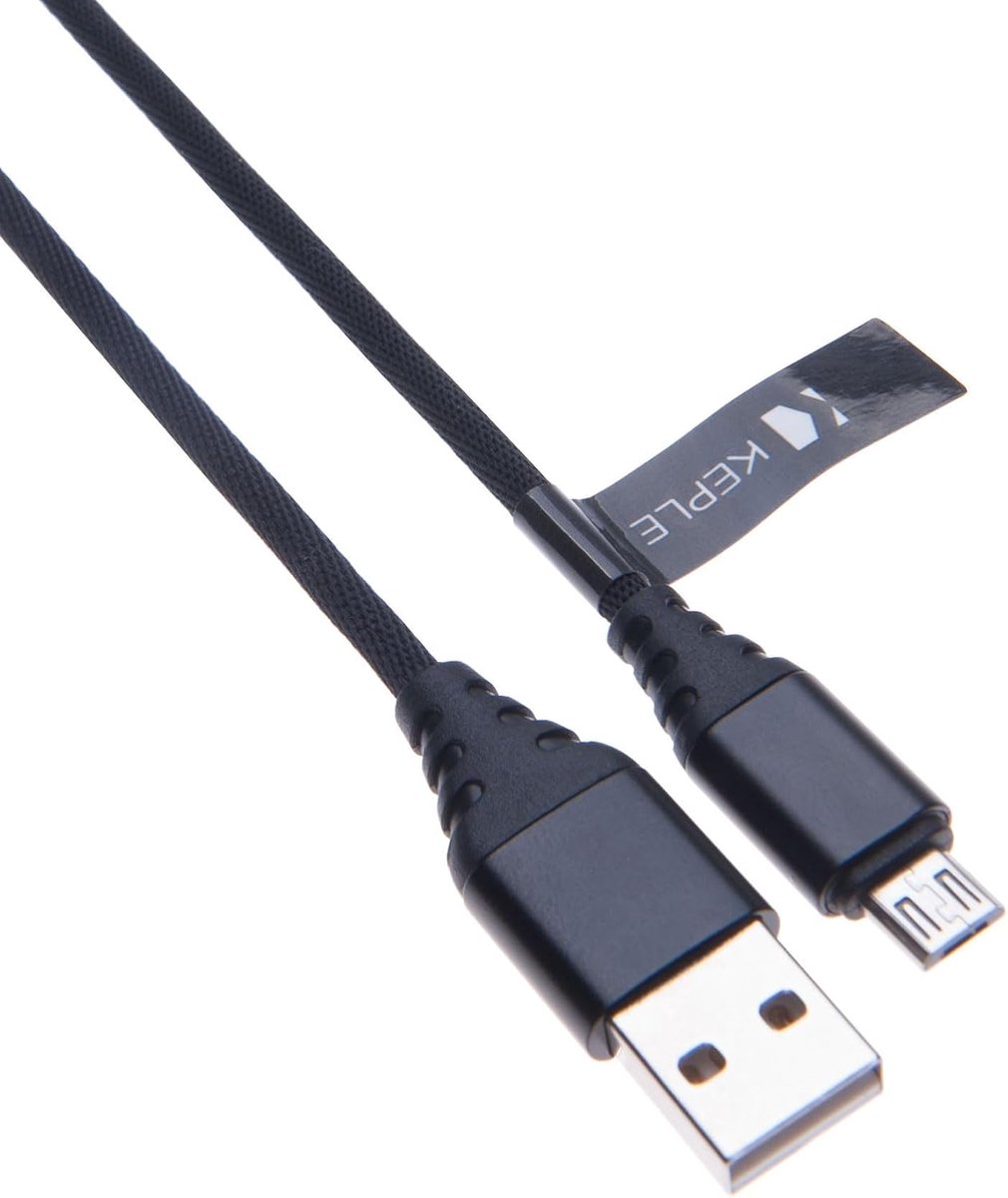 Micro USB Kabel 1m - Snelladen - Nylon Gevlochten - Voor Asus MeMo Pad en ZenPad - ShopVlot