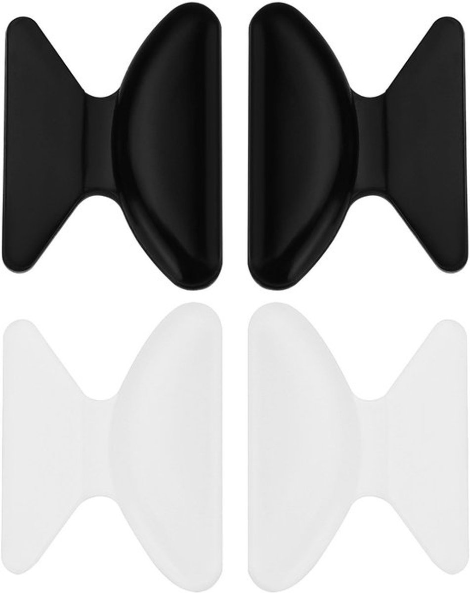 Neuspads Siliconen Antislip - Zelfklevend - Bril Pads - Vlinderklevende Neuspads - 10 Paar - Huidvriendelijk - Brilpads