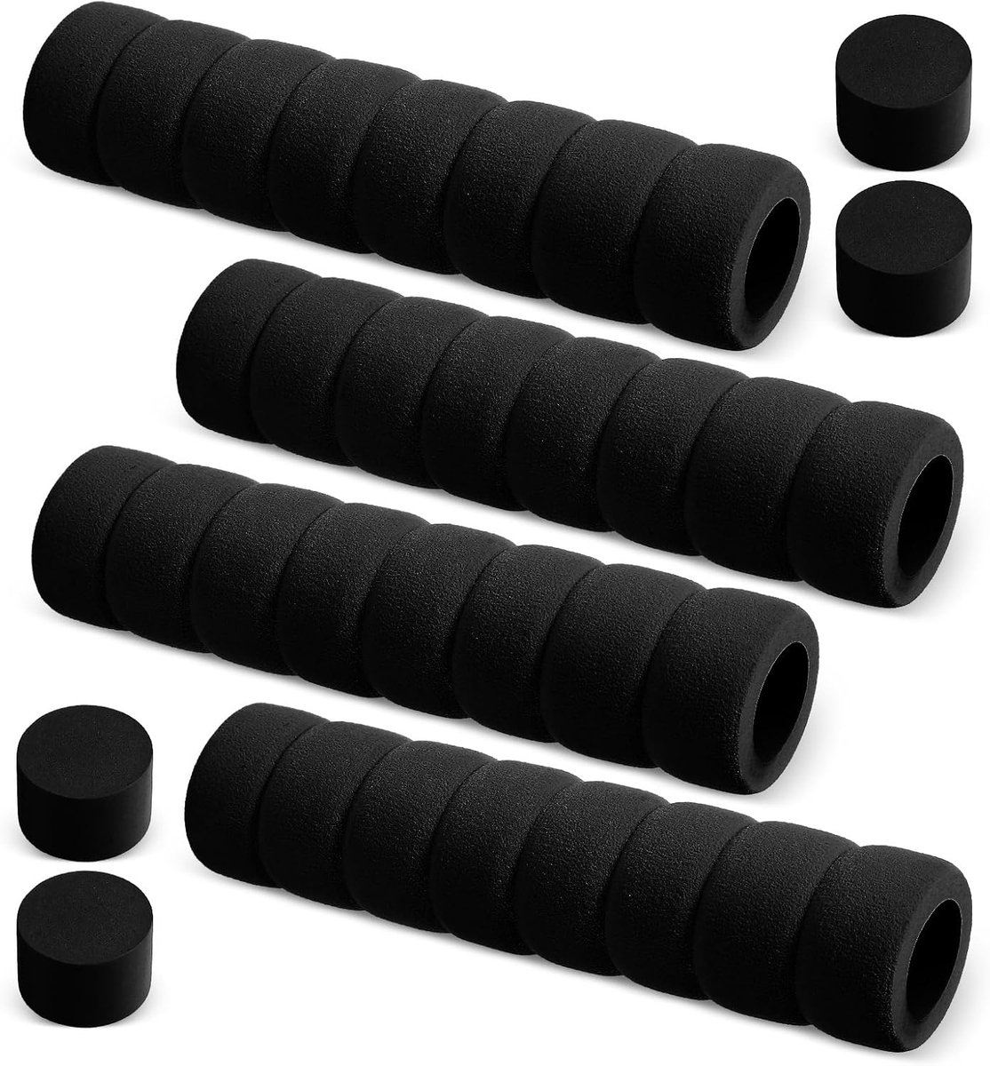 Deurklinkbuffers 4 stuks - Beige EVA-schuim - Antistatisch - Wandbescherming - ShopVlot